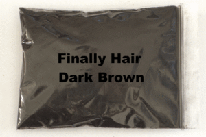 dark brown hair fiber